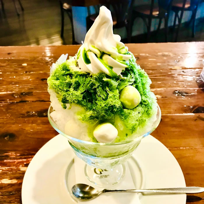 抹茶白玉ソフト